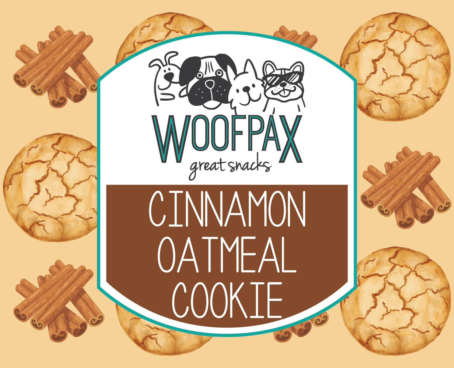 Cinnamon Oatmeal Cookies | Medium Crunch